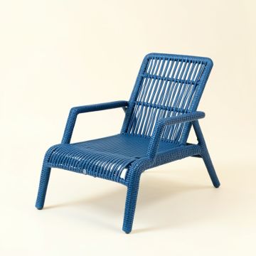 Ridge Bridge Outdoor Lounge Chair - Blue (synthetic illustration; no displayed measurements)