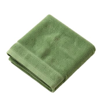 Holly Edge Bath Towel - Green