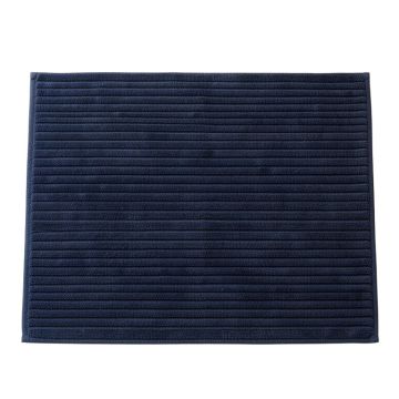 Ash Crest Bath Mat - Navy