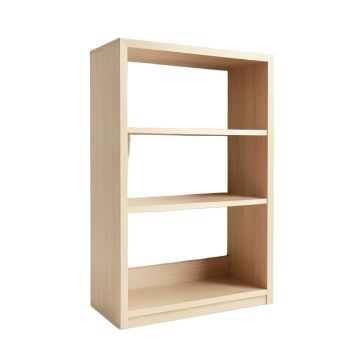 Slate Crest Freestanding Bookcase - Beige