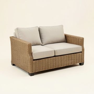 Baeten Patio Sofa With Cushions (synthetic illustration; no displayed measurements)