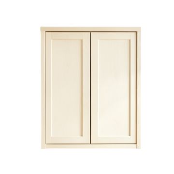 Flint Crest Wall-Mounted Laundry Cabinet - Ivory