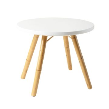 Ash Bridge Patio Table - White