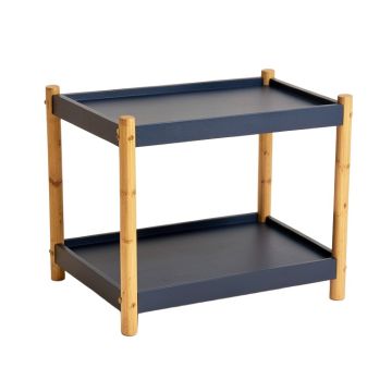 Laurel Arc Empty Countertop Canister Rack - Navy (synthetic illustration; no displayed measurements)