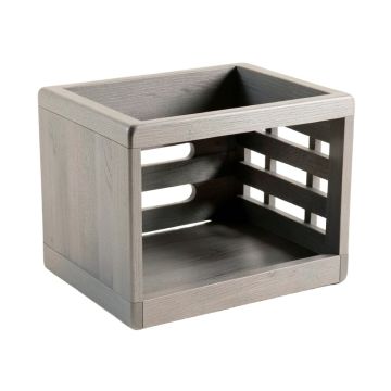 Field Bridge Empty Furniture-Style Pet Crate - Gray