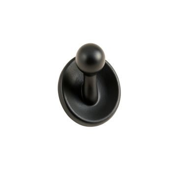 Heath Arc Wall-Mounted Robe Hook - Black