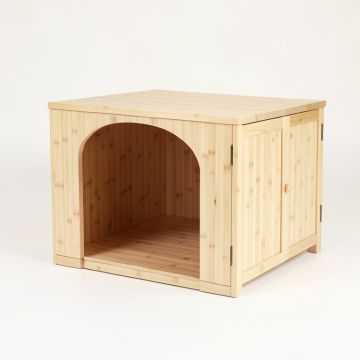 River Dale Empty Furniture-Style Litter Enclosure - Ivory (synthetic illustration; no displayed measurements)