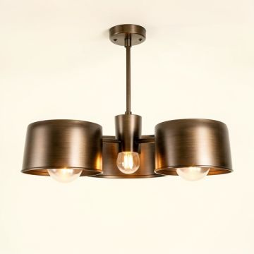 Tadwick 3 - Light Unique Drum Chandelier (synthetic illustration; no displayed measurements)