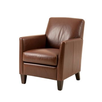 Mcneilly Genuine Upholstered Dining Chair