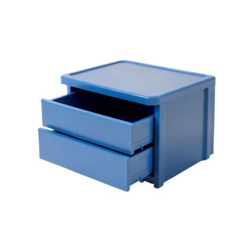 Hill Bend Small-Parts Storage Drawer Cabinet - Blue