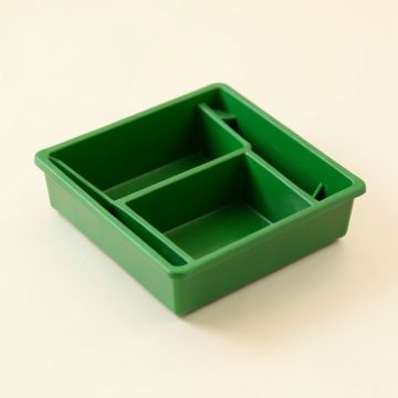 Olive Bend Empty Pantry Drawer Organizer Insert - Green (synthetic illustration; no displayed measurements)