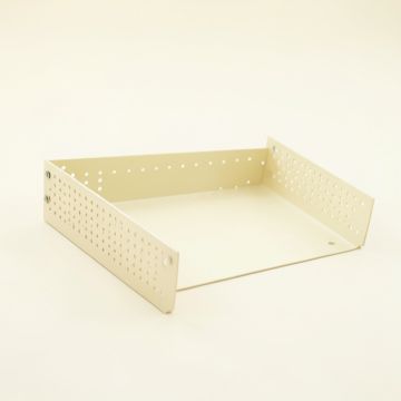 Rowan Field Empty Under-Desk Cable Tray - Ivory (synthetic illustration; no displayed measurements)