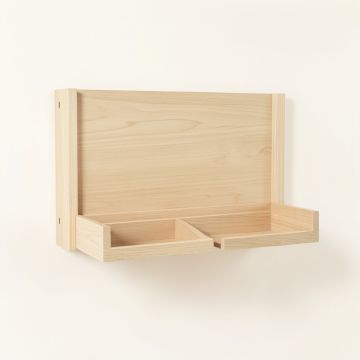 Cedar Crest Empty Wall-Mounted Tool Organizer Panel - Beige (synthetic illustration; no displayed measurements)
