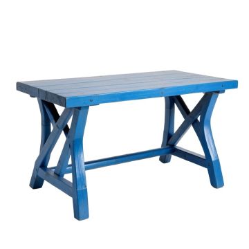 Ridge Bend Empty Workshop Workbench - Blue