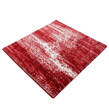 Santa Baby Decorative Ombre Print Flatweave Red/White Rug
