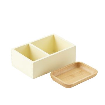 Brook Bridge Empty Coffee-Station Organizer - Ivory
