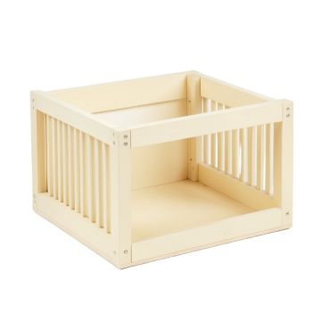 Hazel Brook Empty Furniture-Style Pet Crate - Cream