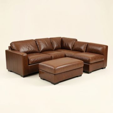 Siri 125.8 '' Wide Right Hand Facing Sectional With Ottoman (synthetic illustration; no displayed measurements)