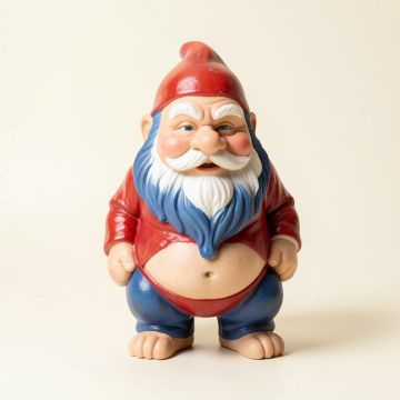 Zen Gnome Statue (synthetic illustration; no displayed measurements)