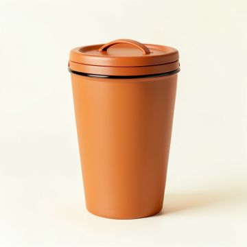 Shore Bluff Storage Canister With Lid - Terracotta (synthetic illustration; no displayed measurements)
