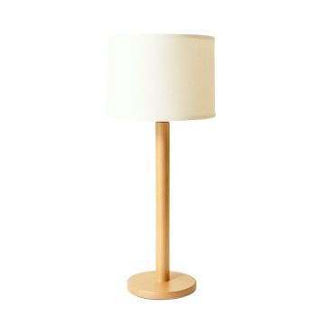 Stone Bluff Floor Lamp With A Plain Fabric Shade - Ivory (synthetic illustration; no displayed measurements)