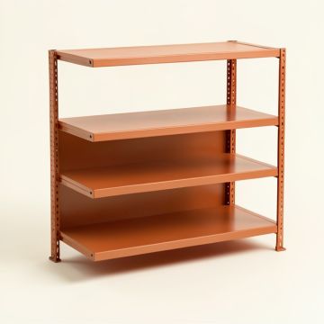 Ash Dell Desktop Shelving Unit - Terracotta (synthetic illustration; no displayed measurements)