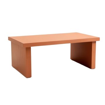 Hill Bridge Desktop Monitor Riser - Terracotta (synthetic illustration; no displayed measurements)