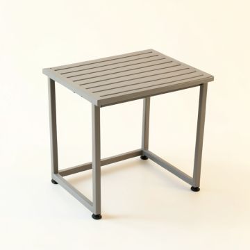 Dune Canyon Compact Balcony Table - Gray (synthetic illustration; no displayed measurements)