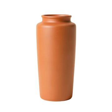 Reed Branch Empty Decorative Vase - Terracotta