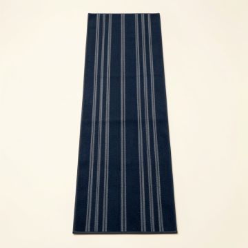 Alder Crossing Narrow Runner Rug - Navy (synthetic illustration; no displayed measurements)