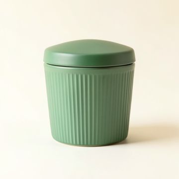 Cliff Dale Storage Canister With Lid - Green (synthetic illustration; no displayed measurements)