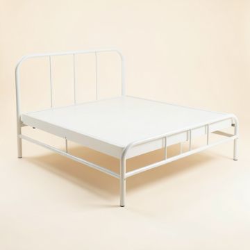 Lieberum Metal Platform Bed (synthetic illustration; no displayed measurements)