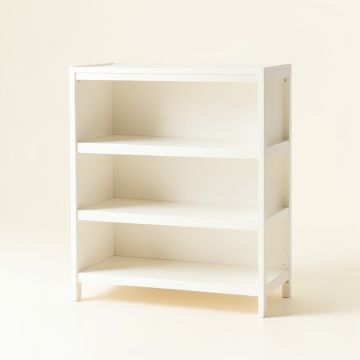 Brook Brook Empty Seed-Starting Shelving Unit Without Lights - White (synthetic illustration; no displayed measurements)