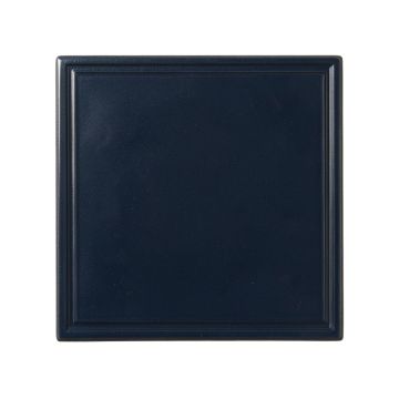 Reed Branch Uninstalled Square Decorative Tile - Navy