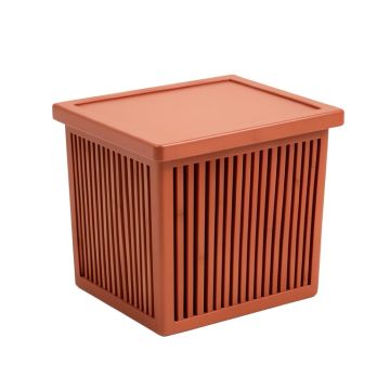 Clay Bridge Laundry Hamper - Terracotta