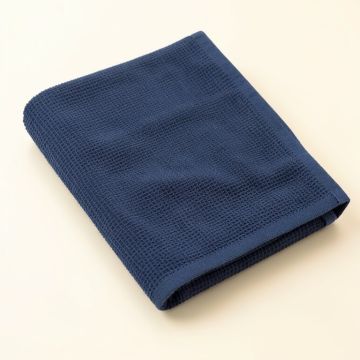 River Crest Bath Towel - Navy (synthetic illustration; no displayed measurements)