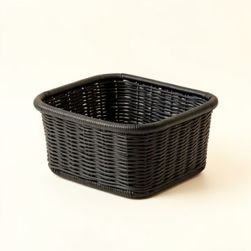 Hill Crest Empty Storage Basket - Black (synthetic illustration; no displayed measurements)