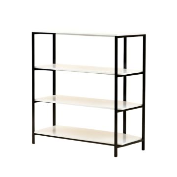 Jaymion 42.91 '' H X 31.5 '' W Steel Etagere Bookcase