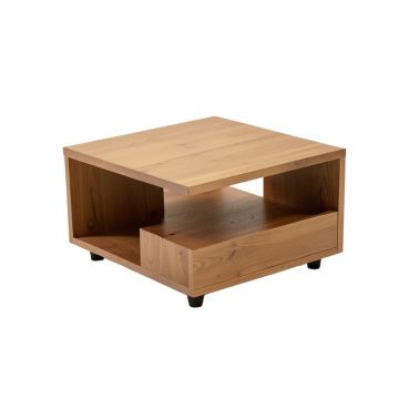 Leos Solid Wood Coffee Table With Storage