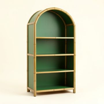 Glen Branch Freestanding Bookcase - Green (synthetic illustration; no displayed measurements)