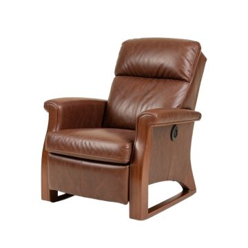 Leonie 35 '' Wide Faux Leather Manual Wing Chair Recliner