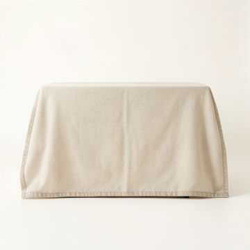 Lake Crest Flat Bed Sheet - Beige (synthetic illustration; no displayed measurements)
