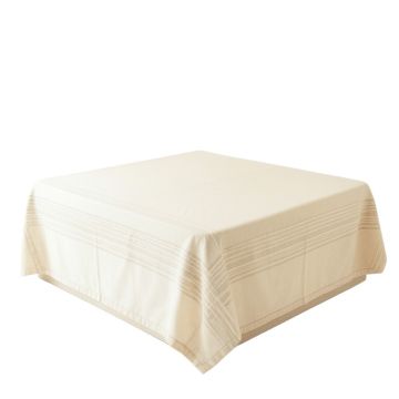 Fern Dale Flat Bed Sheet - Cream