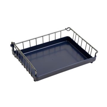 Sage Canyon Empty Under-Desk Cable Tray - Navy