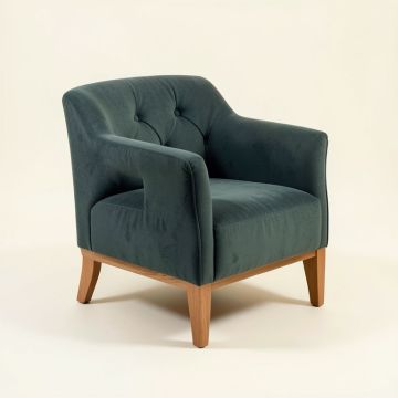 Dmareon 30 '' Wide Tufted Polyester Side Chair (synthetic illustration; no displayed measurements)
