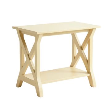 Slate Dell Side Table - Beige