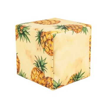 Pineapple Nonwoven 2 Piece Fabric Cube Set