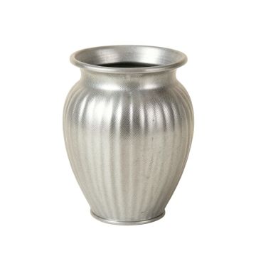 Ridge Bend Empty Decorative Vase - Gray