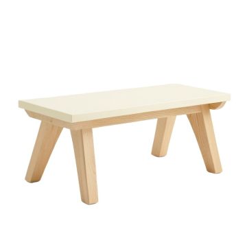 Briar Bend Indoor Bench - Cream (synthetic illustration; no displayed measurements)