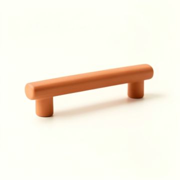 Birch Bend Cabinet Handle Without Packaging - Terracotta (synthetic illustration; no displayed measurements)
